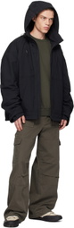 Juun.J Gray Crewneck Sweatshirt