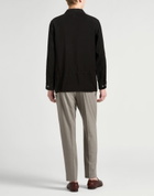 120% Lino Mens Shirt in Black