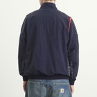 Umbro Men's Relaxed Track Jacket in Baritone Blue/Brilliant White/Goji Berry