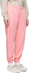 Maison Kitsuné Pink Cotton Lounge Pants