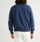 EDWIN - Loopback Cotton-Jersey Sweatshirt - Blue