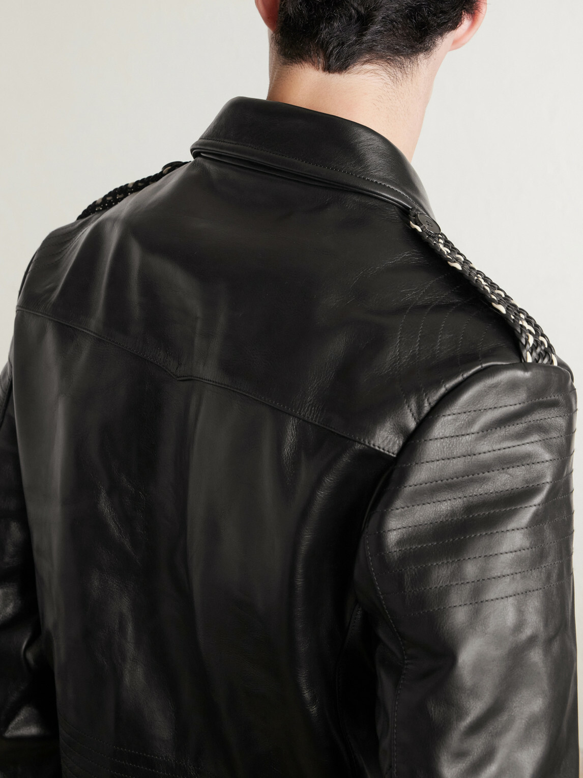 Enfants Riches Déprimés - Afterlife Leather Jacket - Black