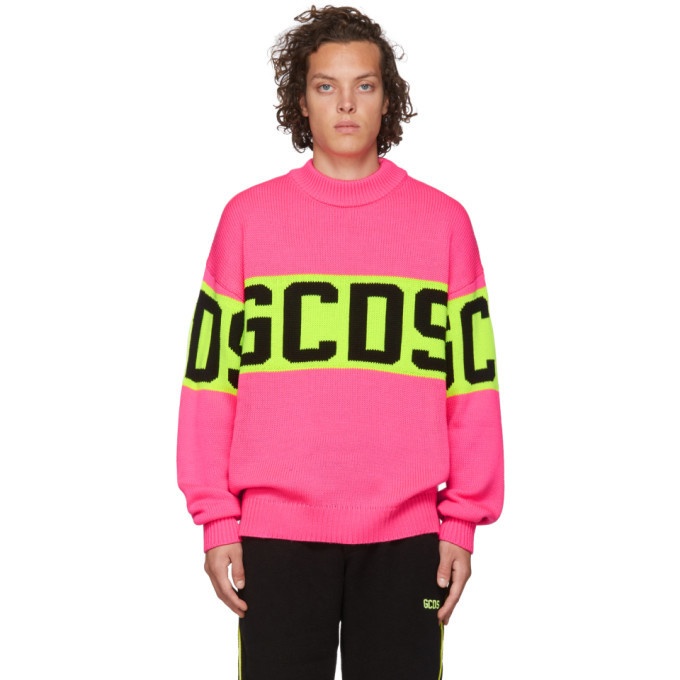 Photo: GCDS Pink Logo Sweater
