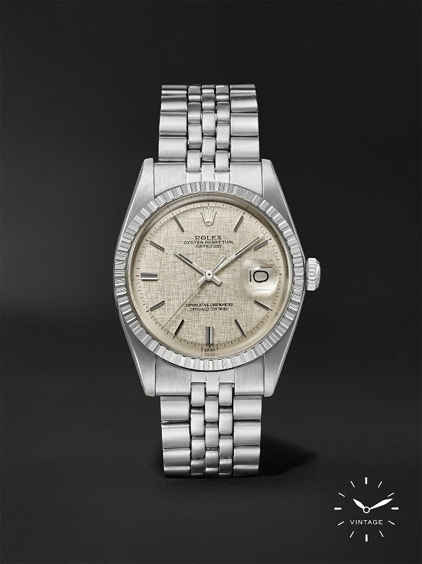 Photo: ROLEX - Pre-Owned Wind Vintage 1974 Oyster Perpetual Datejust Automatic Chronometer 36mm Oystersteel Watch, Ref. No. 1603