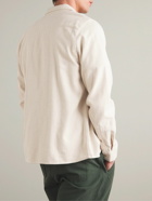Folk - Cotton-Blend Twill Shirt - Neutrals