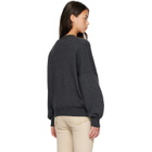 KHAITE Gray Margaux Sweater