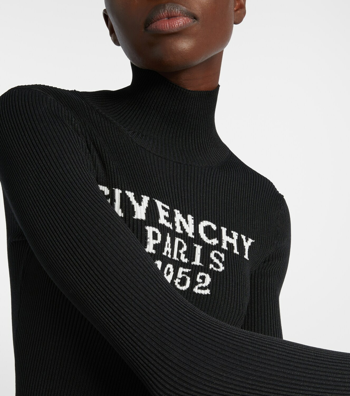 Givenchy Logo ribbed-knit bodysuit