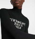 Givenchy Logo ribbed-knit bodysuit