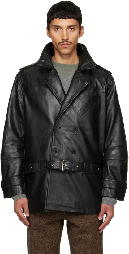 Photo: Deadwood Black Patrol Leather Jacket