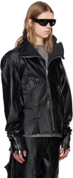 Swampgod Black Rivet Leather Jacket