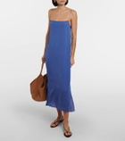 Khaite Lotus Medium leather tote bag