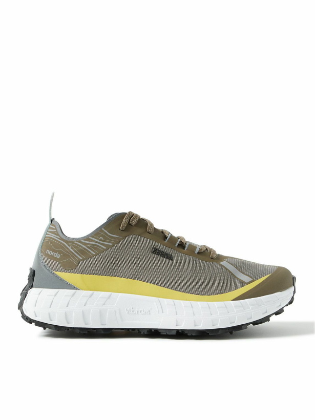 Photo: Zegna - norda Rubber-Trimmed Dyneema® Sneakers - Gray