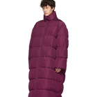 Balenciaga Pink Down Oversized Puffer Coat