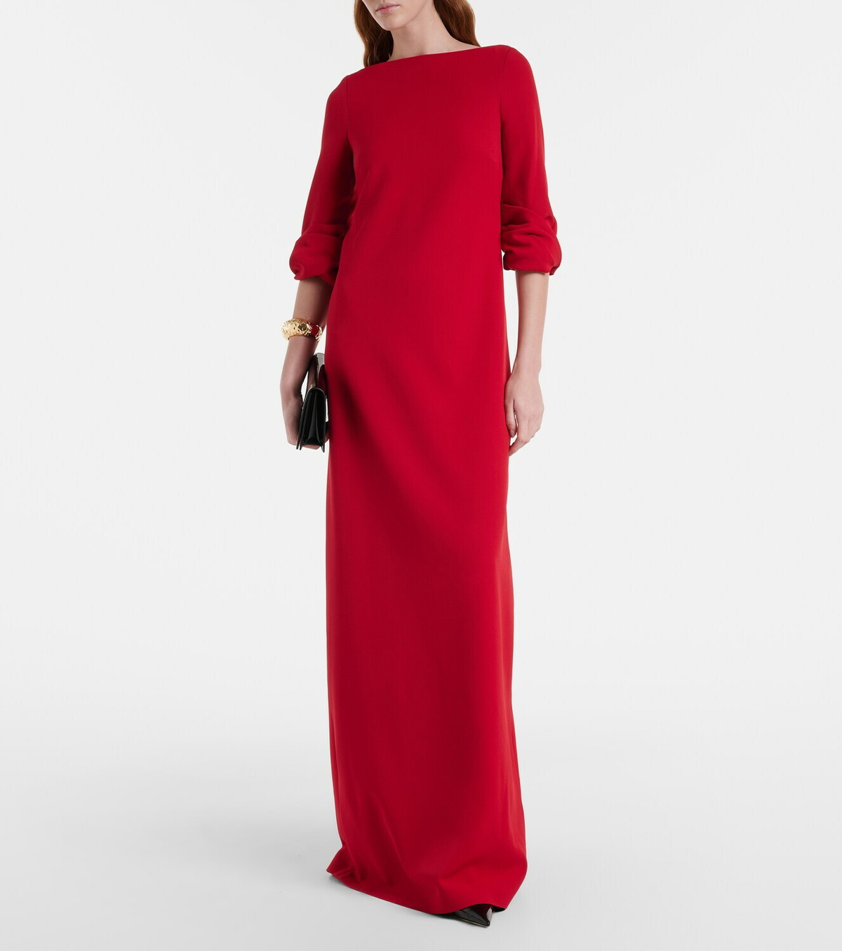 Safiyaa Danica crêpe gown