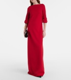 Safiyaa Danica crêpe gown