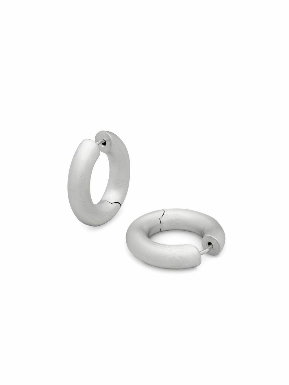 Tom Wood Satin Chunky Hoop Earrings Tom Wood