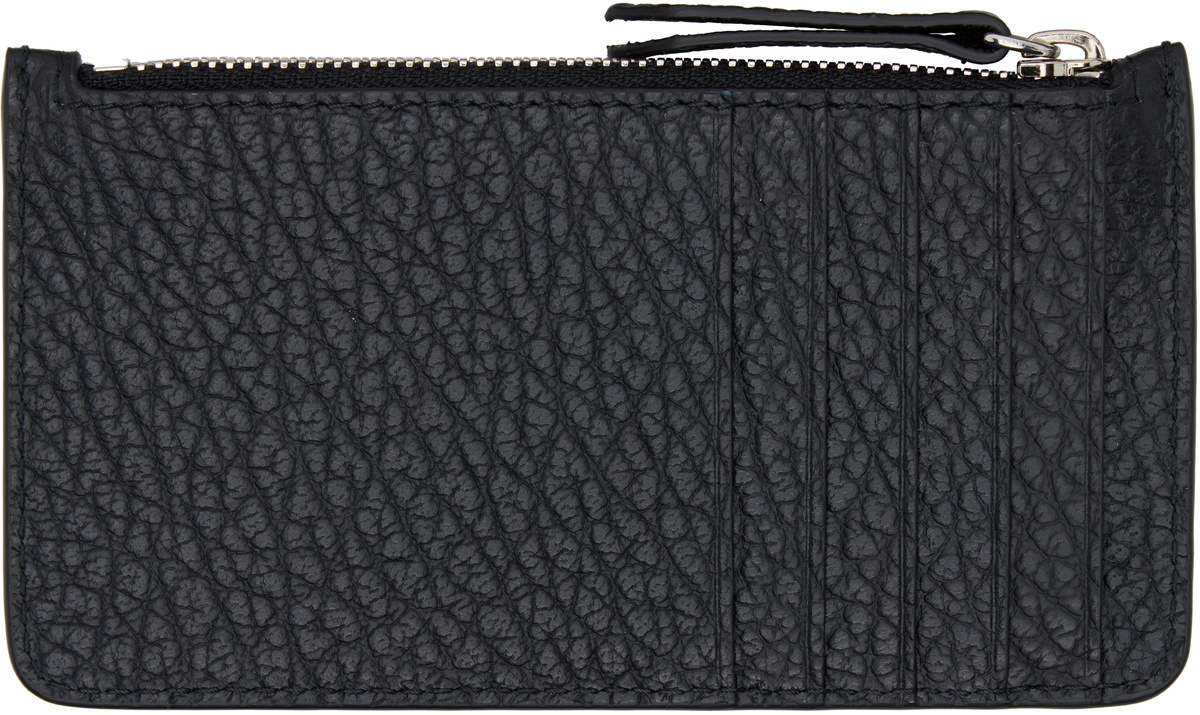 Maison Margiela Black Four Stitches Card Holder