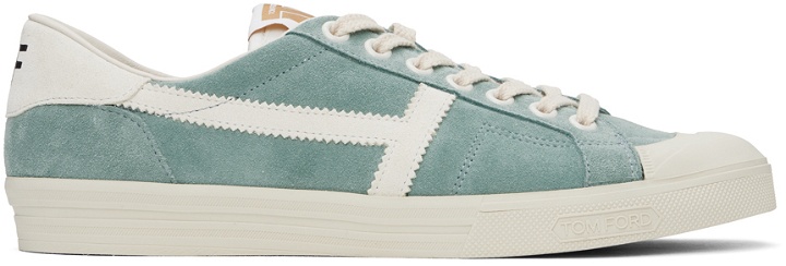 Photo: TOM FORD Blue Jarvis Sneakers