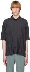 Homme Plissé Issey Miyake Gray Edge Shirt