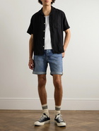 Nudie Jeans - Josh Straight-Leg Denim Shorts - Blue