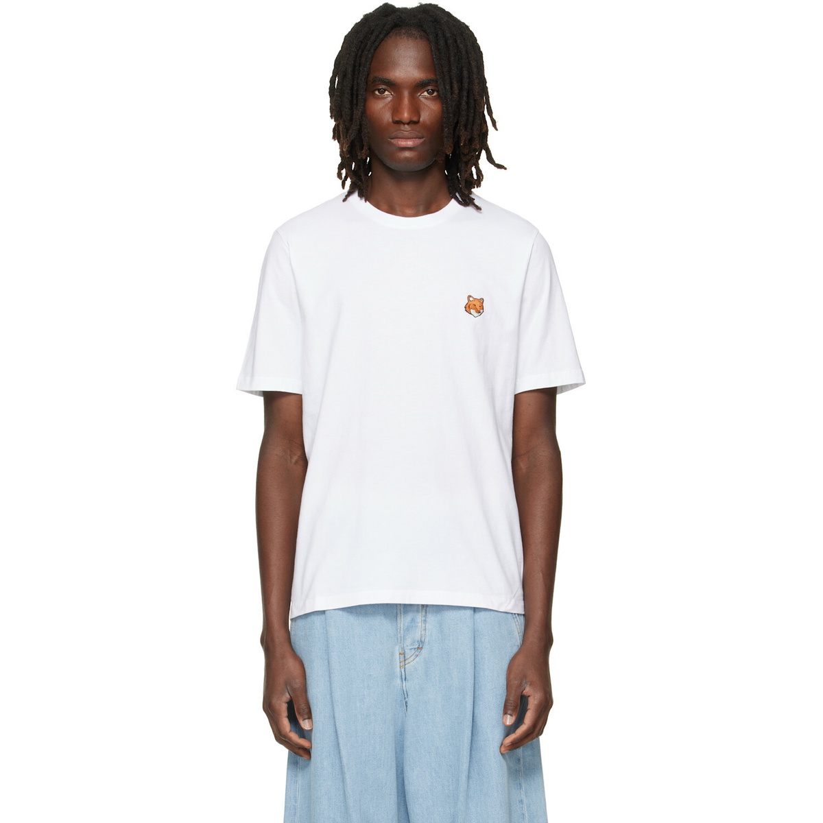 Maison Kitsuné White Rop Van Mierlo Edition Fox T-Shirt Maison Kitsune