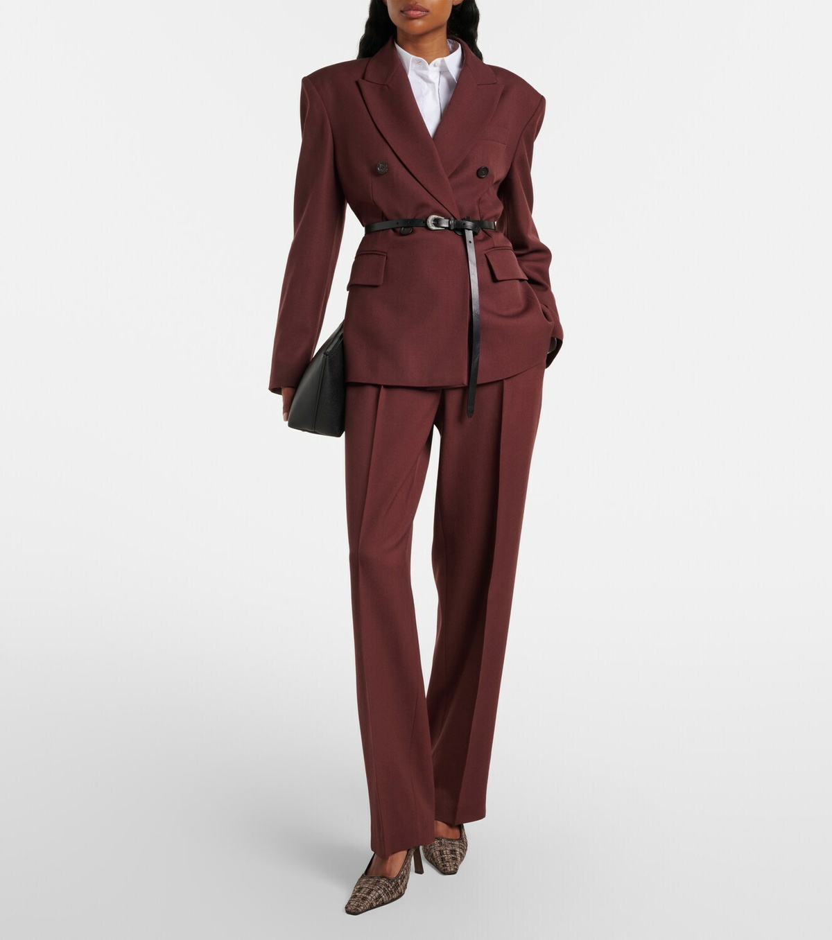 Brunello Cucinelli Monili virgin wool straight pants