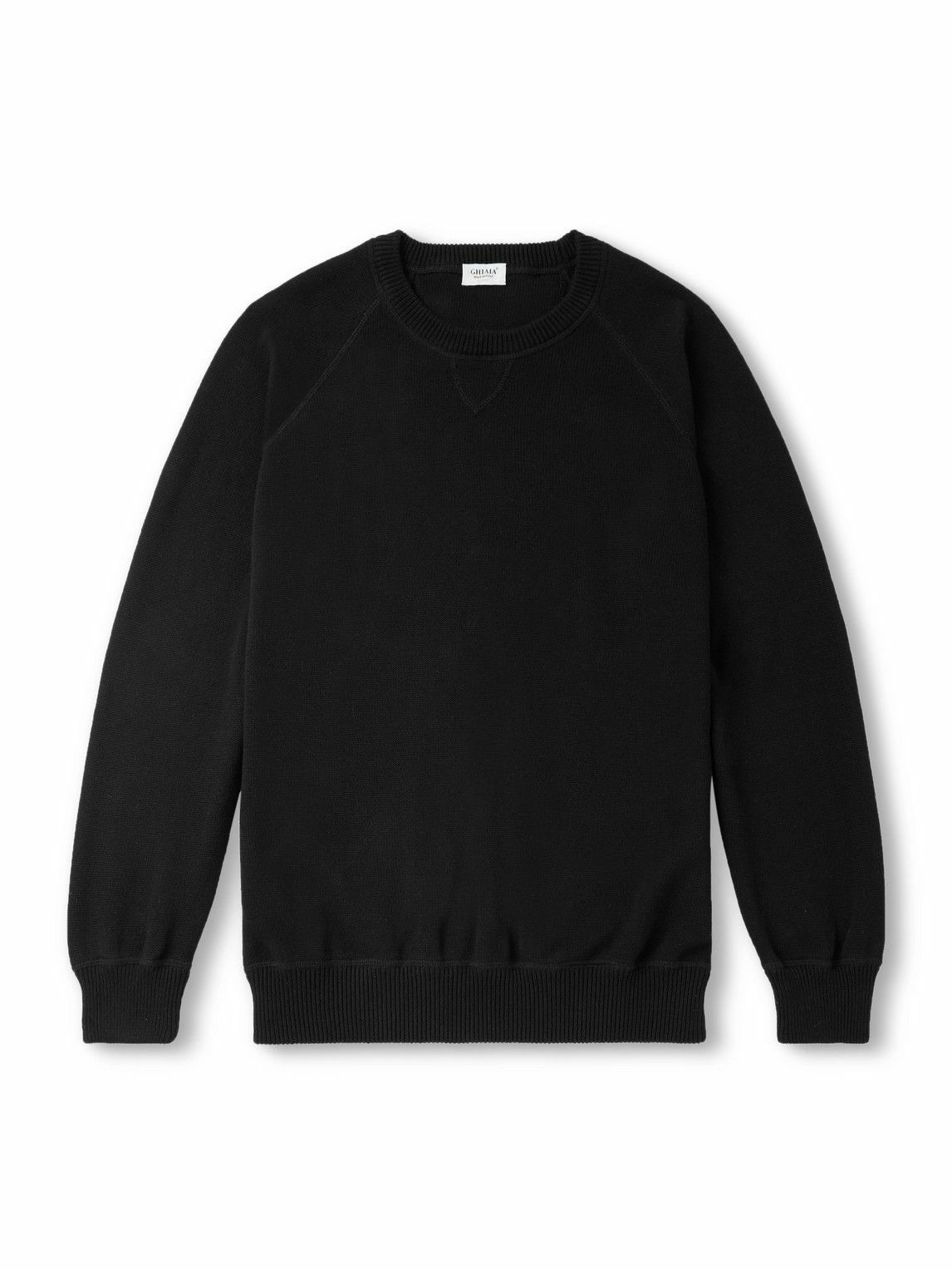 Ghiaia Cashmere - Cotton Sweater - Black