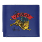 Kenzo Blue Bifold Wallet