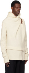 Nuba Off-White Hooded Sweater