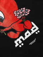 UNDERCOVER MADSTORE - MADSTORE Mad Apple Printed Cotton-Jersey T-Shirt - Black