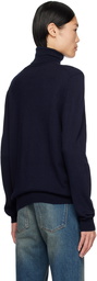 Isabel Marant Navy Enzo Turtleneck