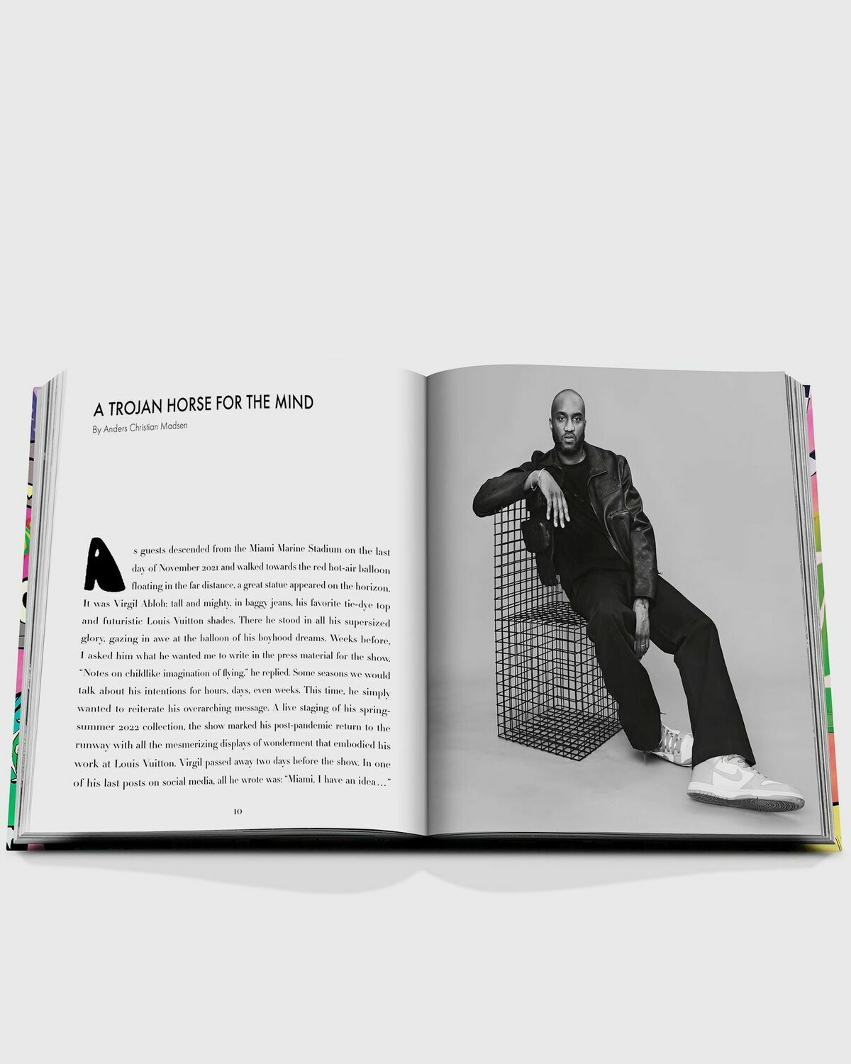 Assouline "Louis Vuitton: Virgil Abloh (Cartoon Cover)" By Anders C. Madsen   Multi     Art & Design|Fashion & Lifestyle   One Size