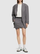 DESIGNERS REMIX Steven Viscose Blend Mini Skirt