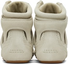 Isabel Marant Taupe Senny High Sneakers