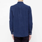 Norse Projects Men's Osvald Corduroy Shirt in Navy