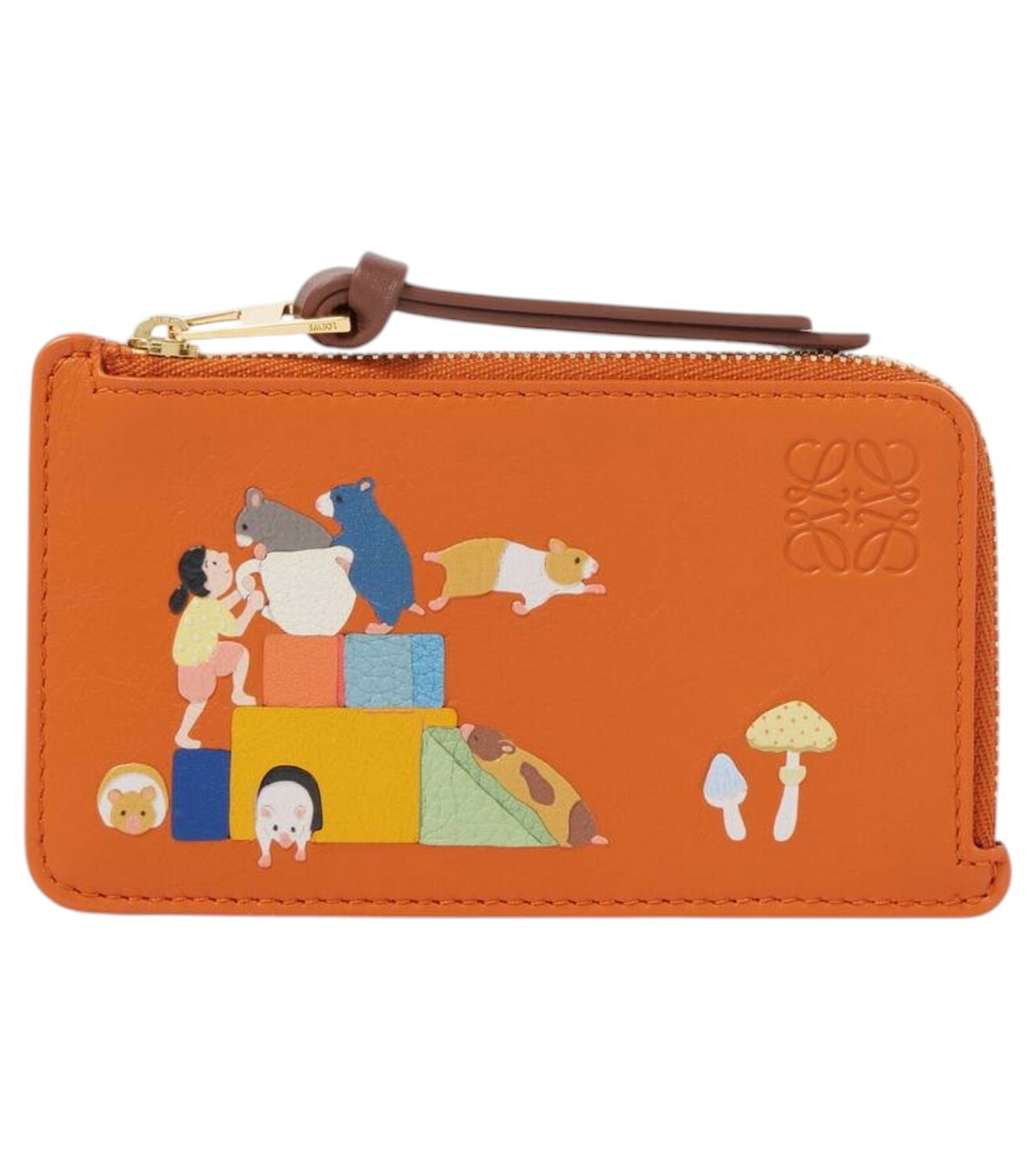 Loewe x Suna Fujita Hamster leather card case Loewe