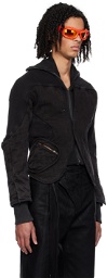 Ottolinger Black Silhouette Denim Jacket