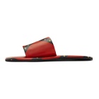 Versace Red Bondage Sandals