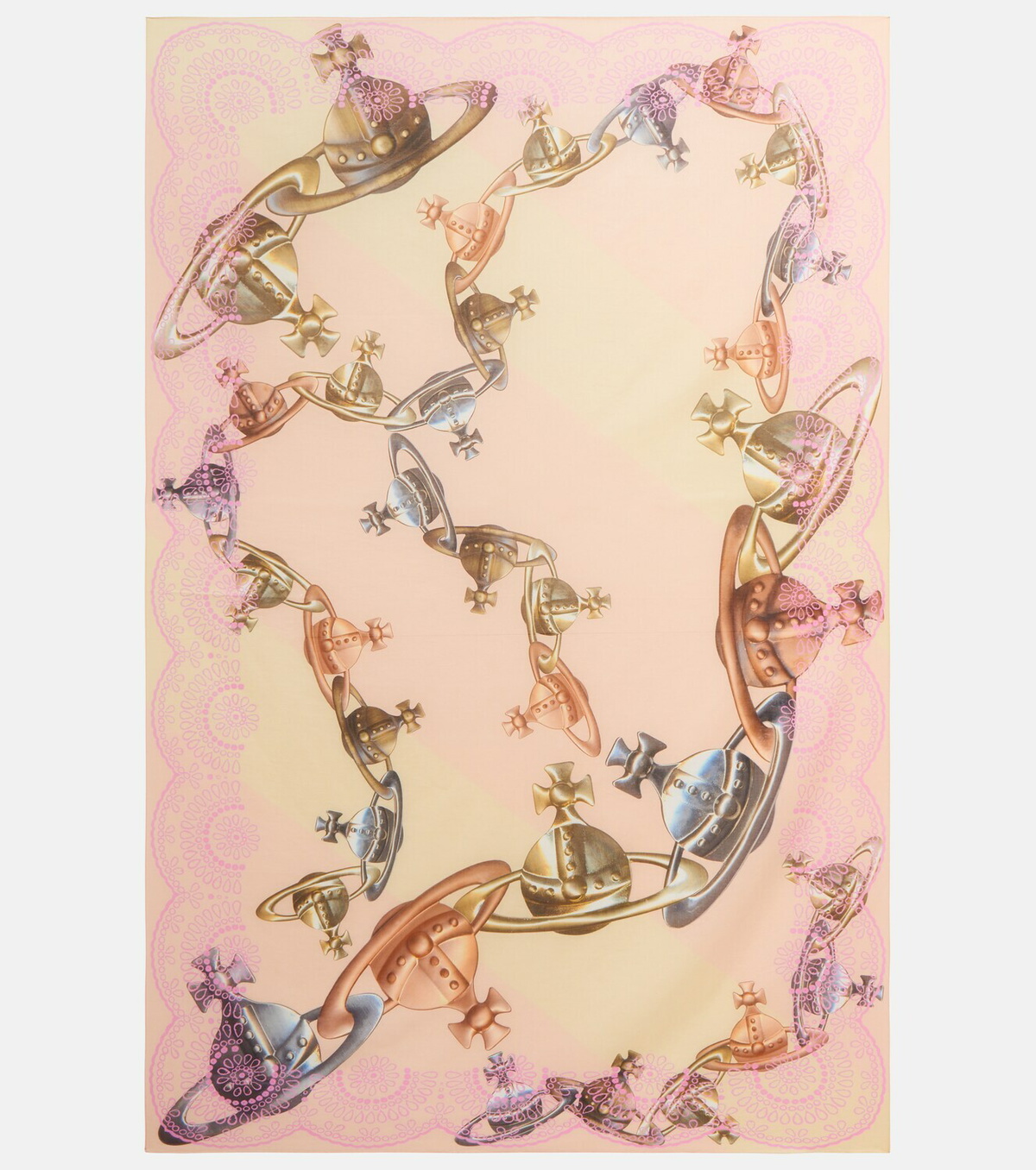 Vivienne Westwood - Orb printed cotton scarf Vivienne Westwood