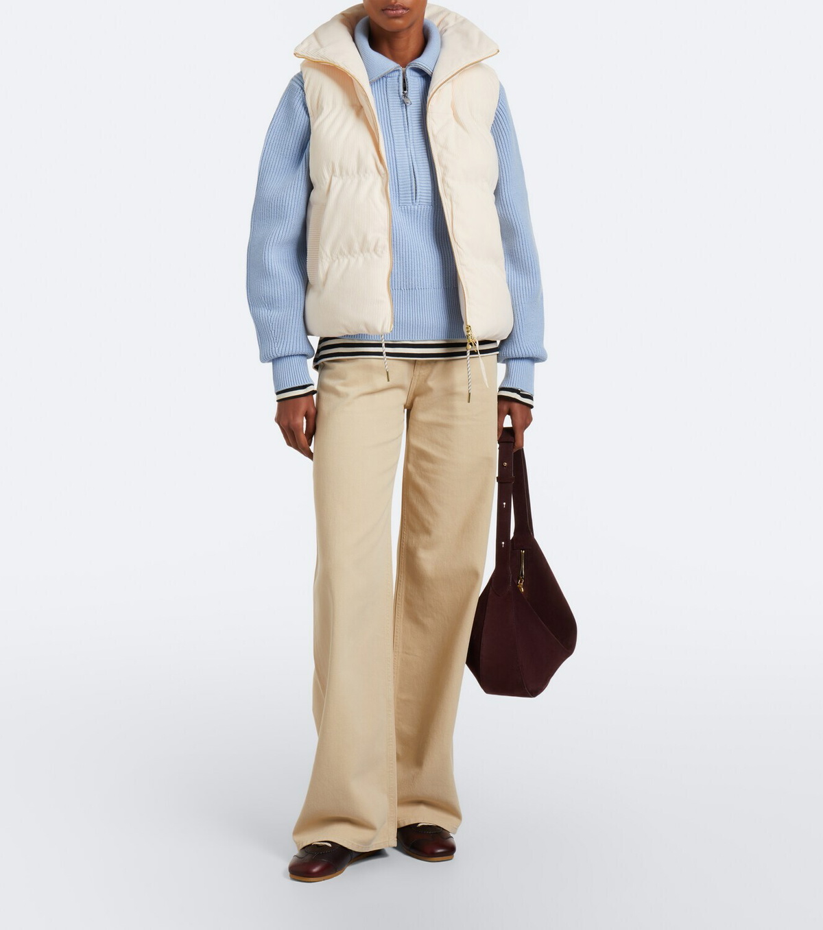 Varley Lilah corduroy puffer vest