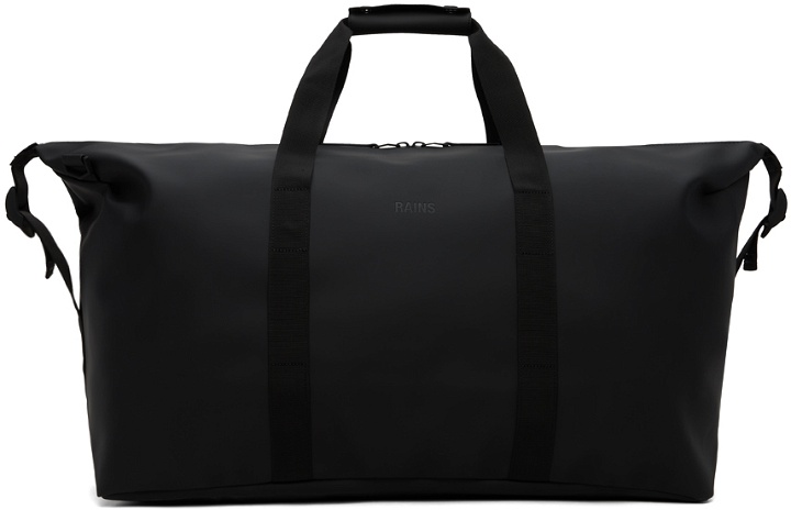 Photo: RAINS Black Hilo Weekend Large Duffle Bag