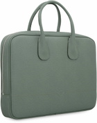 Valextra My Logo Leather Briefcase