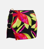 Louisa Ballou - Double Ring printed miniskirt