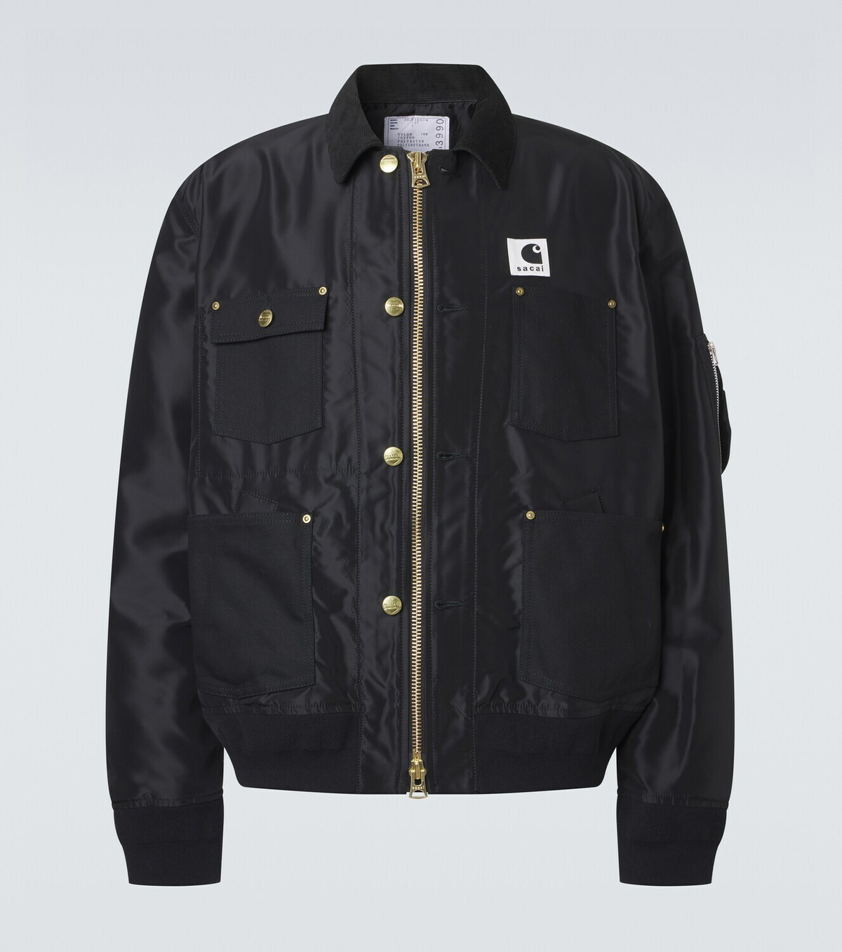 Sacai x Carhartt corduroy-trimmed blouson jacket Sacai