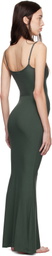 SKIMS Khaki Soft Lounge Long Slip Dress
