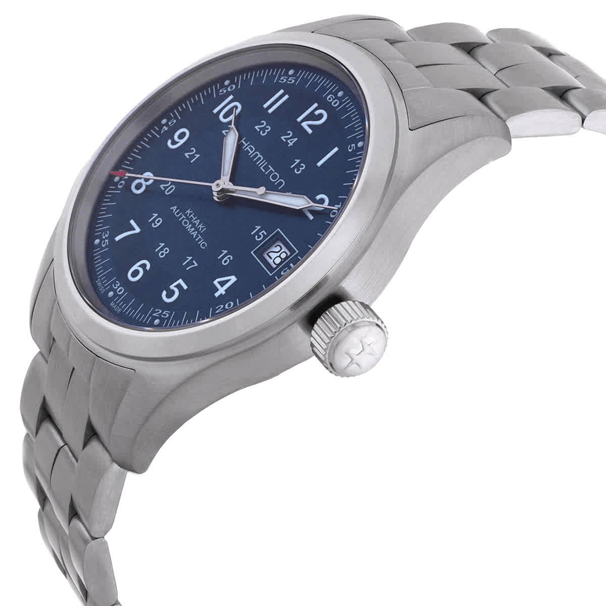 Hamilton Khaki Field Automatic Blue Dial Watch H70455140