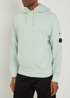 C.P. Company Hooded Cotton Sweatshirt Blue