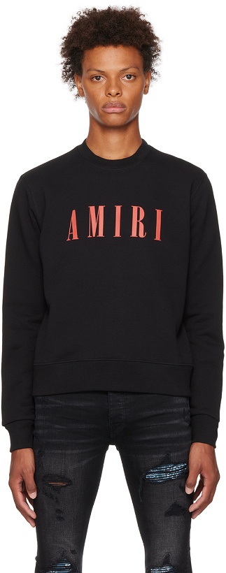 Photo: AMIRI Black Core Logo Sweatshirt