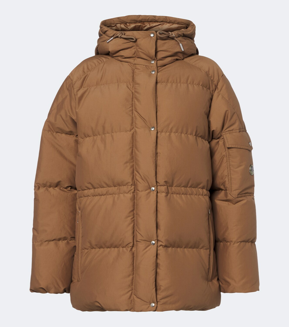 Moncler Himalaya hooded cotton-blend down jacket
