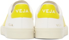 Veja White & Yellow Campo Sneakers